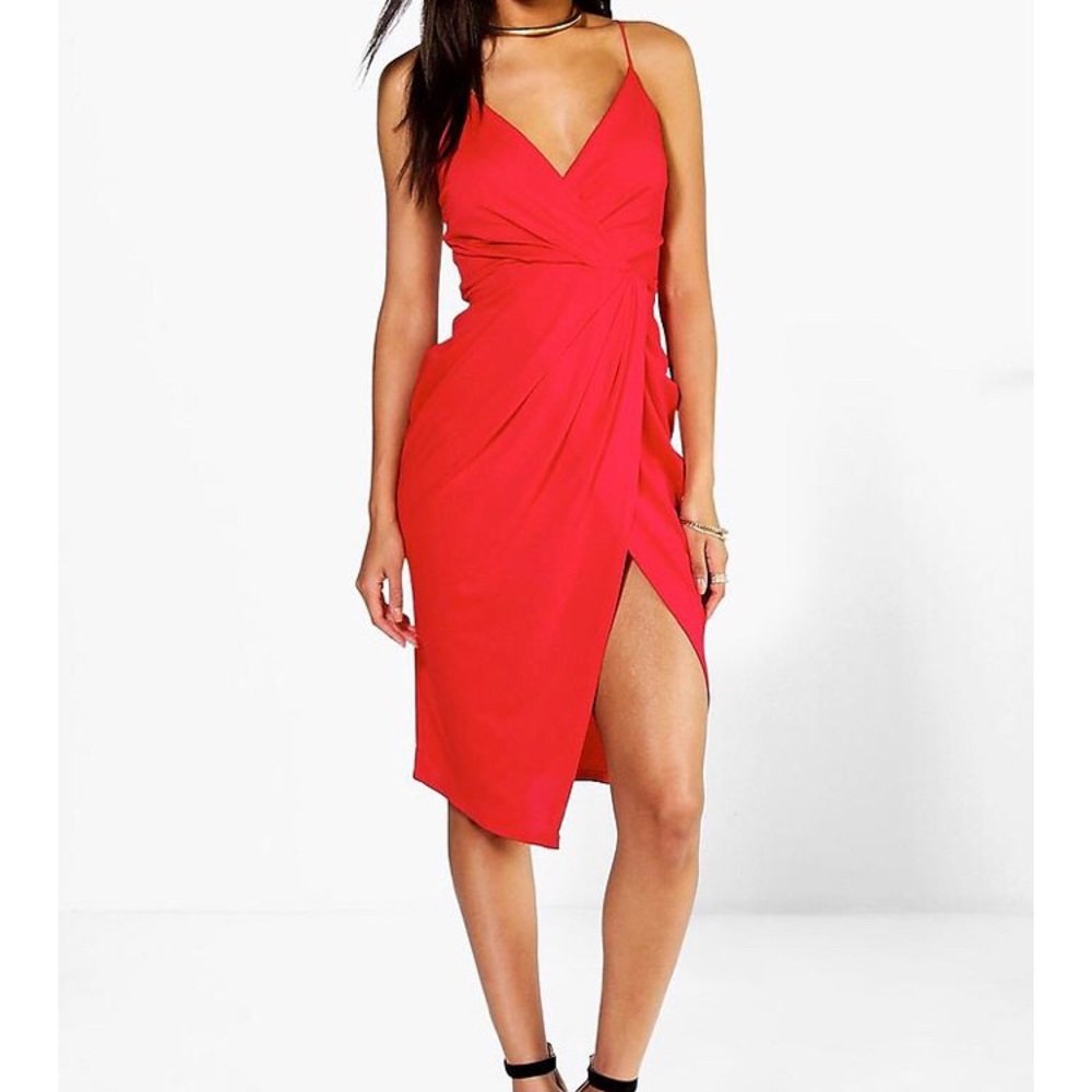 Red Strappy Dress