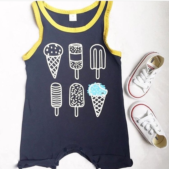 Unisex Popsicle Romper - Picture 1 of 1