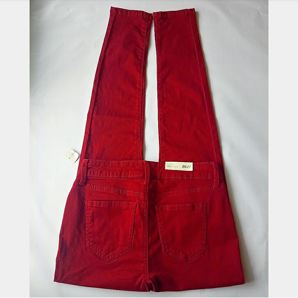 NWT Altar'd State Red Skinny Pants Jeggings