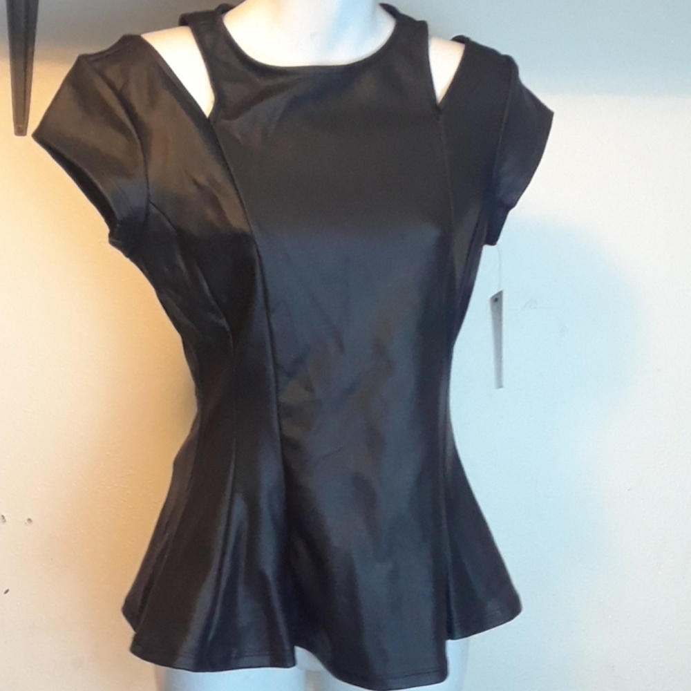 Marilyn Monroe Polyurethane Cold Shoulder Top.