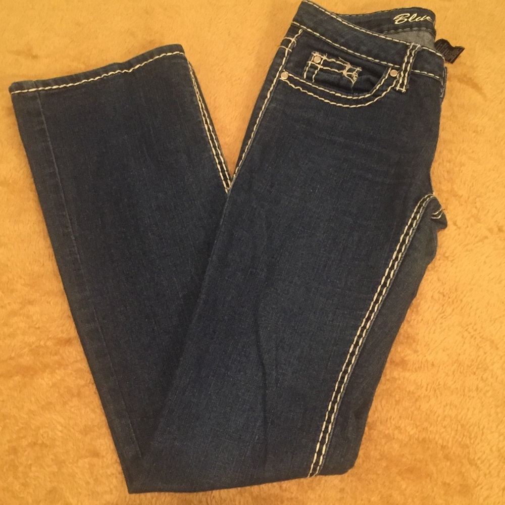 Blue asphalt denim jeans