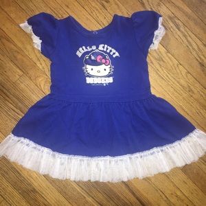 Hello Kitty Dodgers Dress 2t