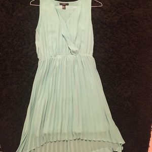 Teal High low dress