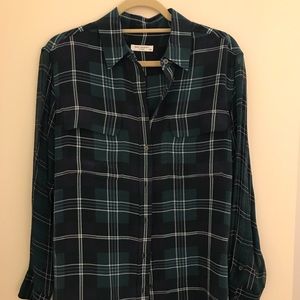Equipment Silk Plaid Shirt