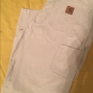 Men's carhartt pants, no stains, no rips,