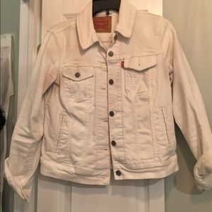 White denim jacket