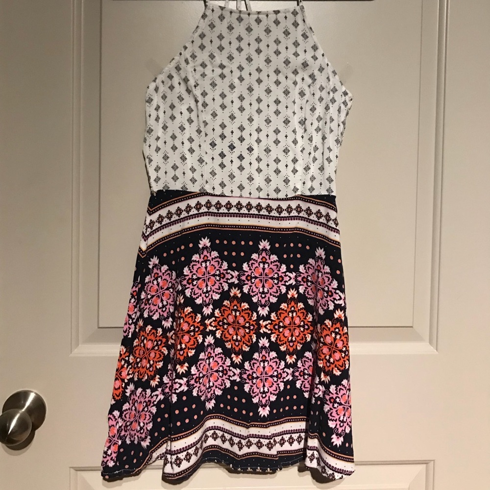 Strap Detail Skater Summer Dress