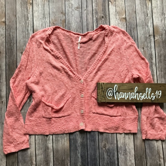 Free People Sweaters - Free People Cropped Cardigan Size Medium