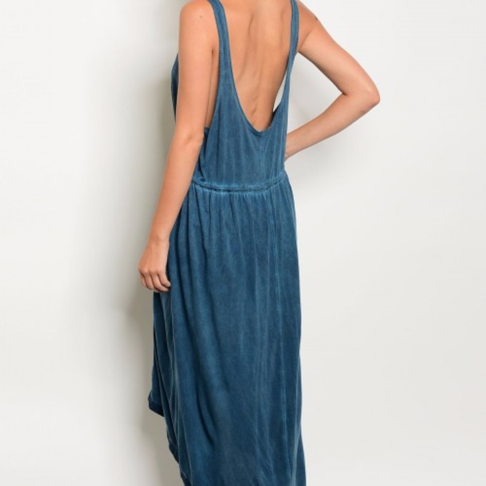 Sleeveless mineral wash tunic vest top. - Picture 3 of 4