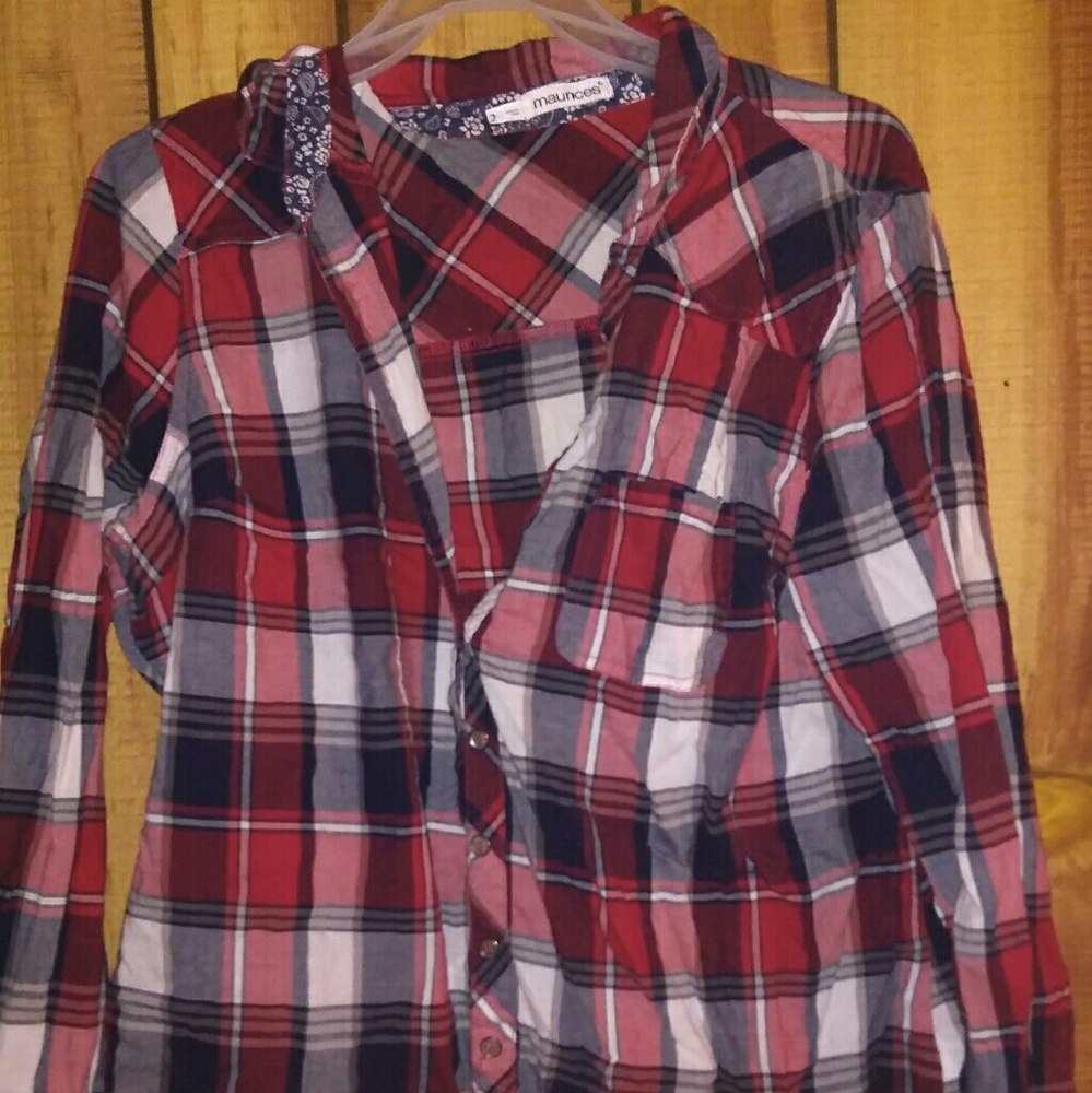 Maurices Plaid Shirt