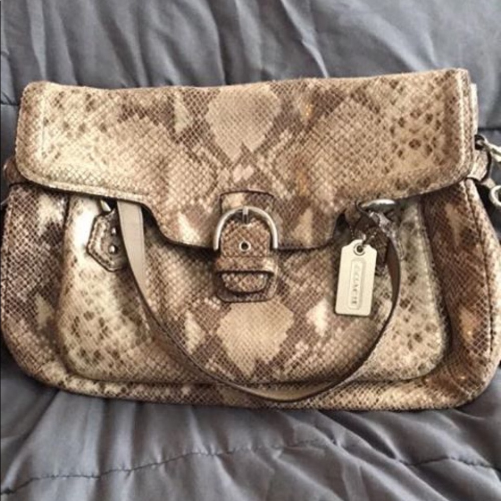 Coach Snake Skin Purse