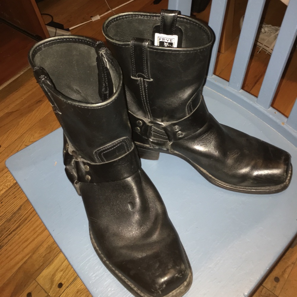 Frye biker boots male/female sz 9-10 in men's