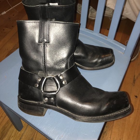 Frye biker boots male/female sz 9-10 in men\'s