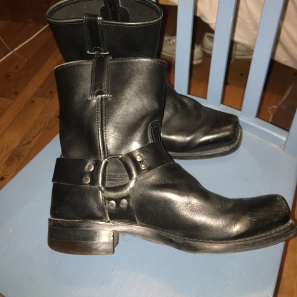 Frye biker boots male/female sz 9-10 in men\'s main image 5