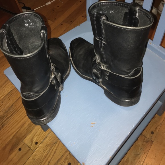 Frye biker boots male/female sz 9-10 in men\'s main image 4