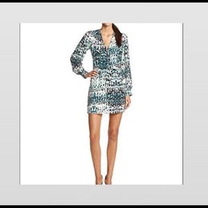 New w/Tags Parker Green/Black/White Dress Sz Small