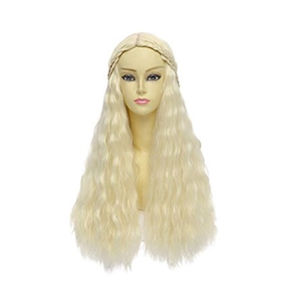 Khaleesi Elsa Long Blonde Wig