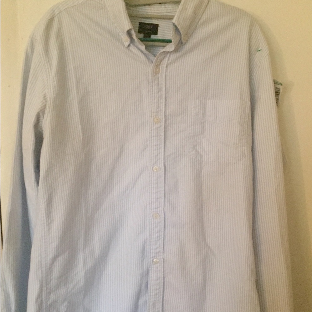 Striped J. Crew Slim Oxford long sleeve
