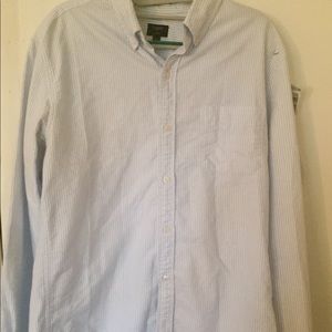 Striped J. Crew Slim Oxford long sleeve