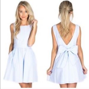 Lauren James Emerson dress in light blue