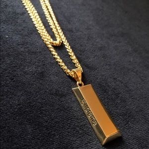 💥SUPREME💥 Gold Bar Chain