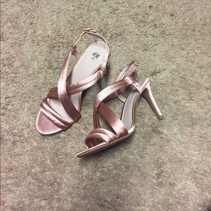 H&M satin heels