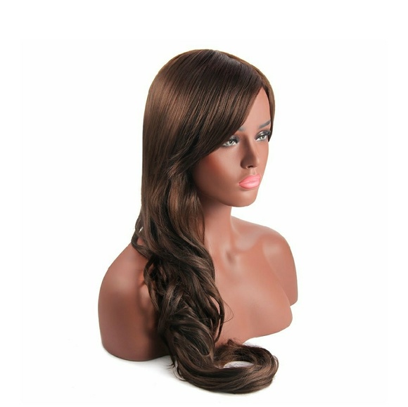 Dark Brown Glomorous Curly Wave Wig