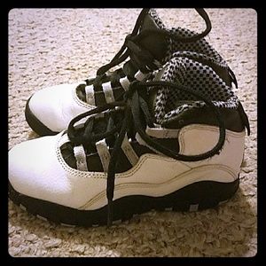 Black White and Grey Jordans