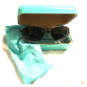 Tiffany & co sunglasses (aviator style)