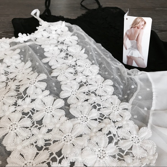 Flirty Floral Babydoll Set l Plus Too - Picture 2 of 4