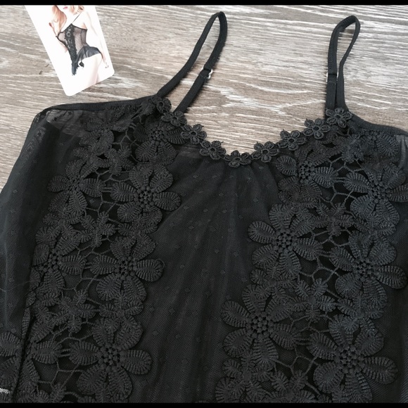 Flirty Floral Babydoll Set l Plus Too - Picture 4 of 4