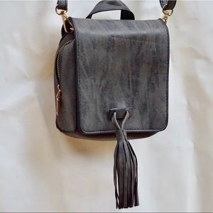 Sweet mini grey cross bag backpack
