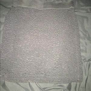 SOLD***Black printed pencil skirt