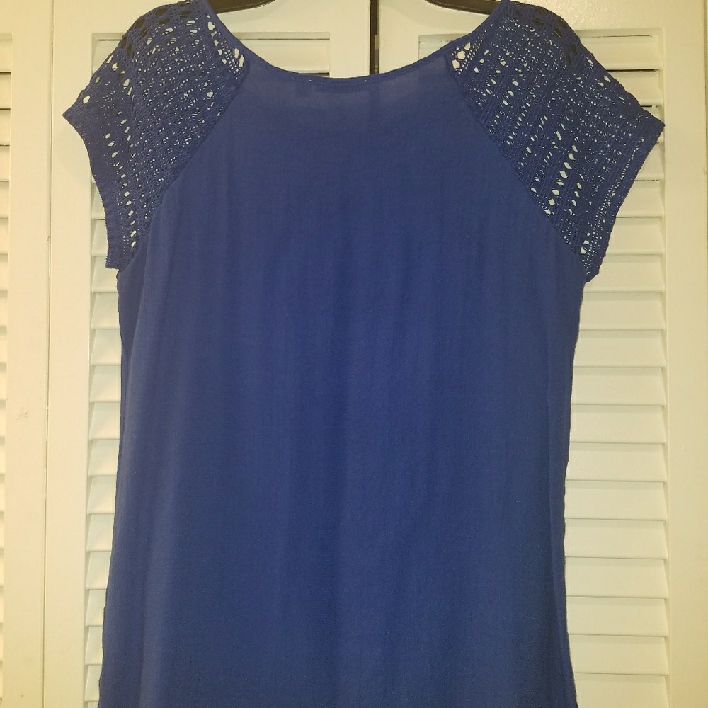 Royal blue top - Picture 3 of 3