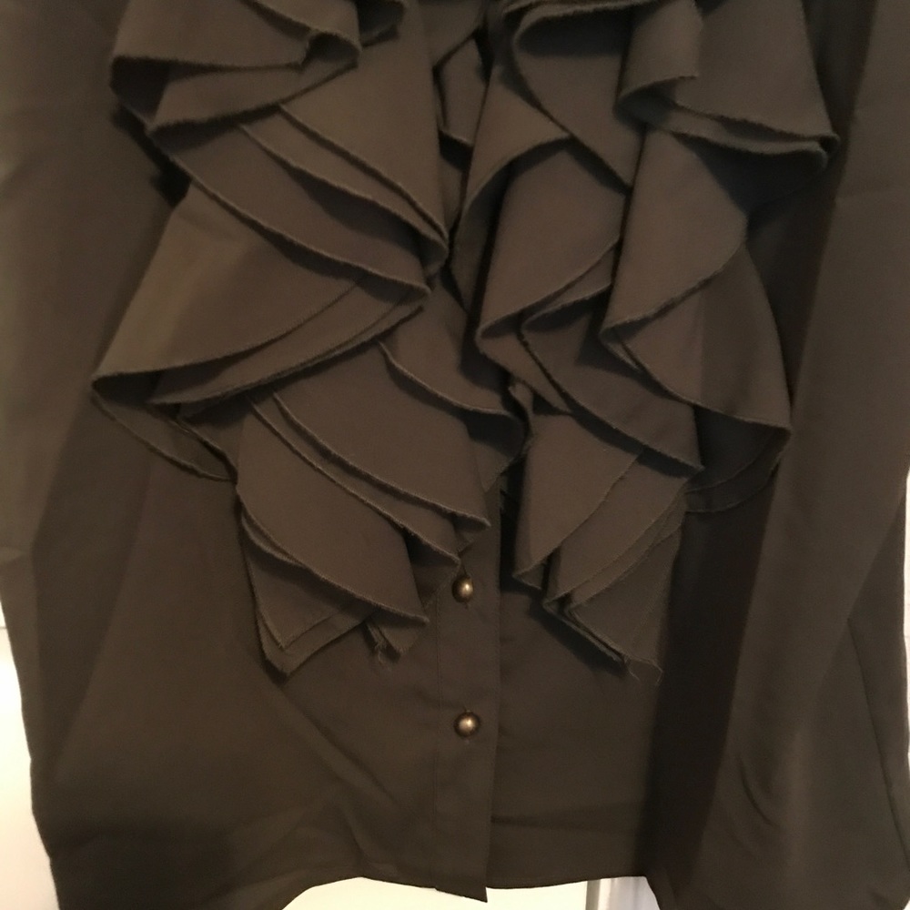 Robert Rodriguez Ruffle Front blouse - Picture 2 of 4