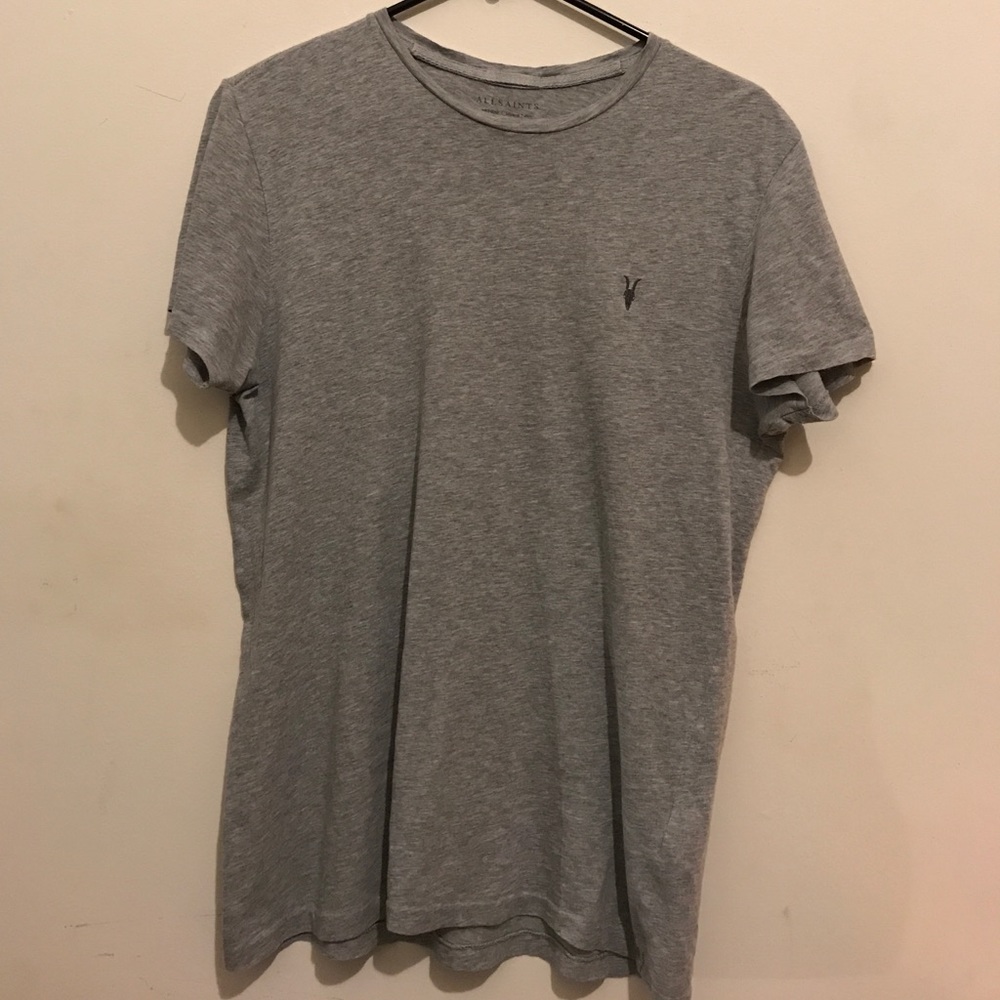 Men’s M All Saints Heather Gray Tee