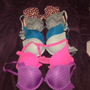 Collection of Victoria's Secret bras