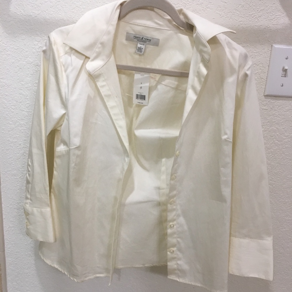 White button down shirt