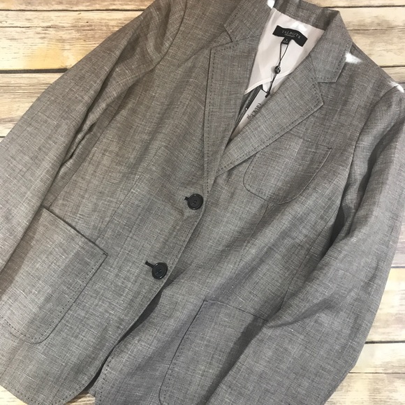 Talbots Jackets & Blazers - Talbots Gray Grace Fit Blazer Jacket Size 8