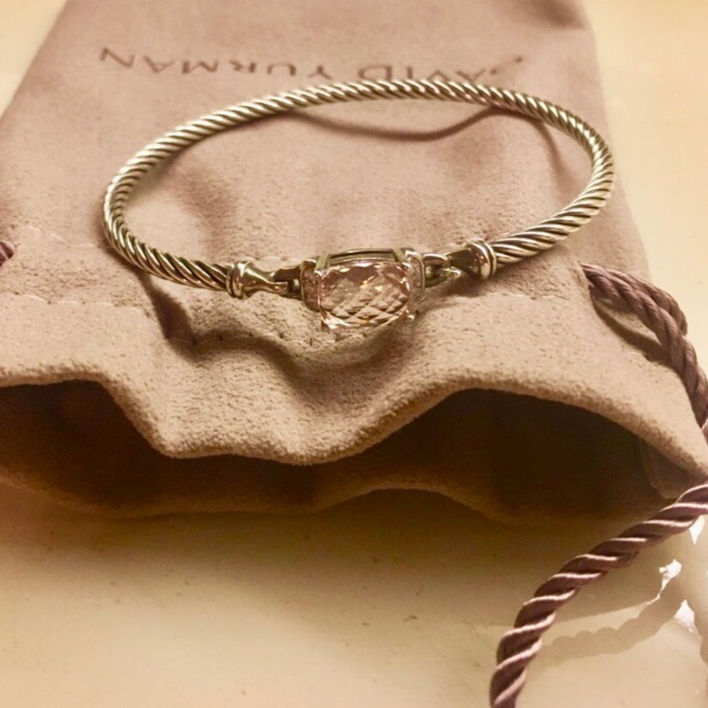 David Yurman Petite Wheaton Morganite Bracelet