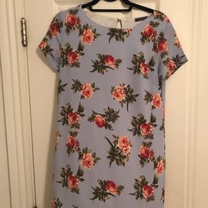 Floral shift dress