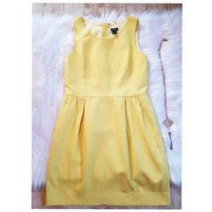 J.Crew Dress in bright yellow