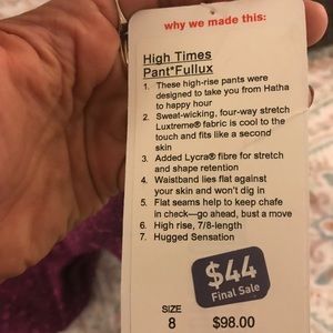 Lululemon hot pink pants