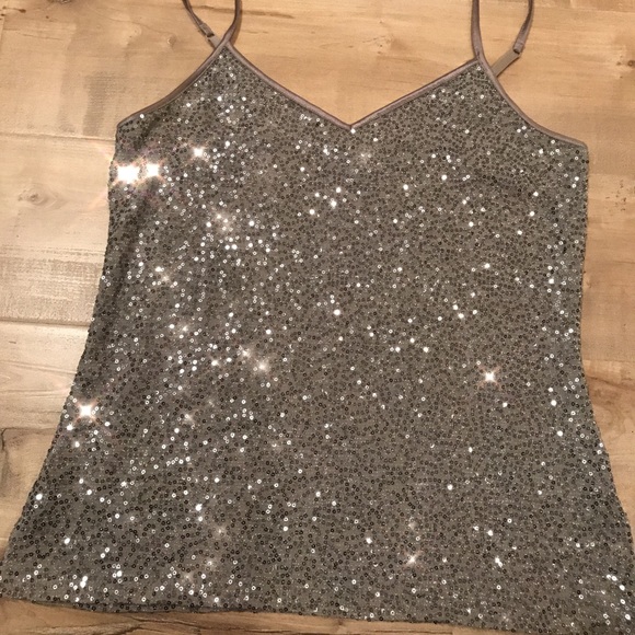 Sparkly E X P R E S S Cami - Picture 1 of 1