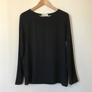 Everlane "The Silk Long-Sleeve Tee"