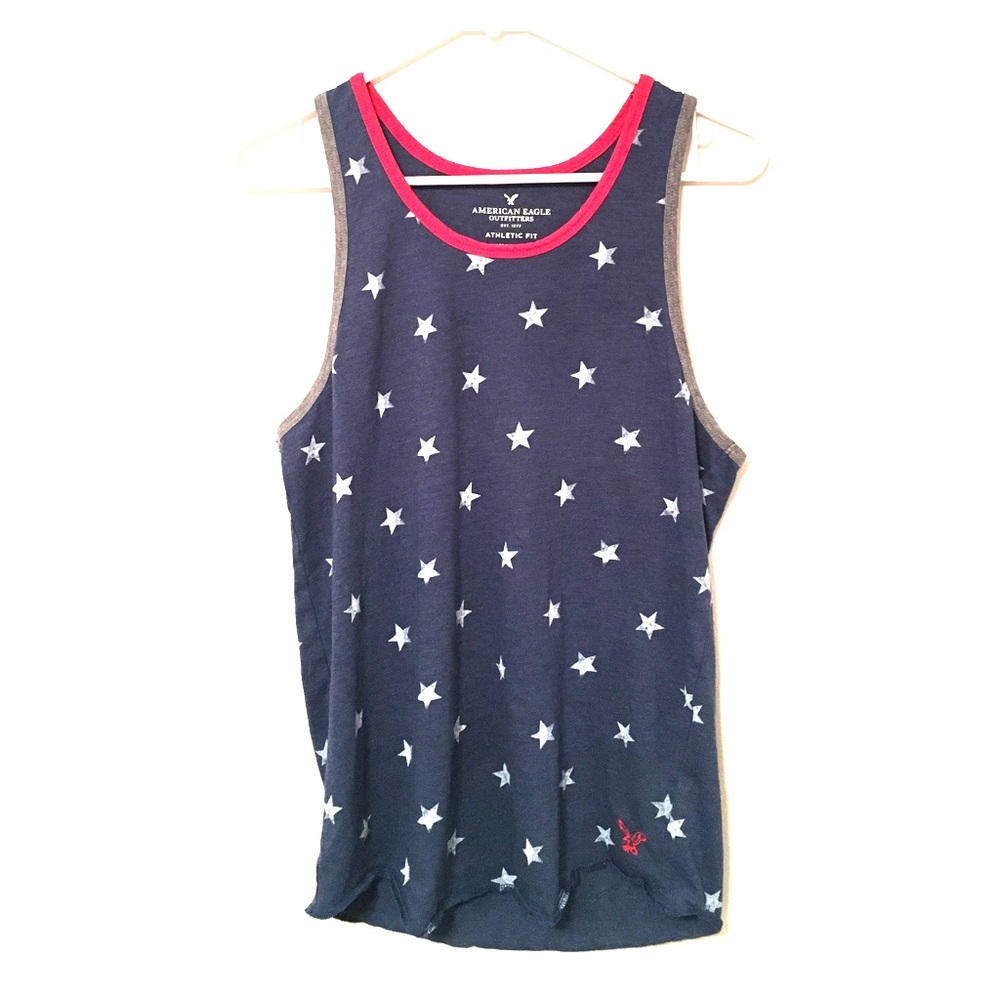 AE USA Flag Tank Top: American Eagle