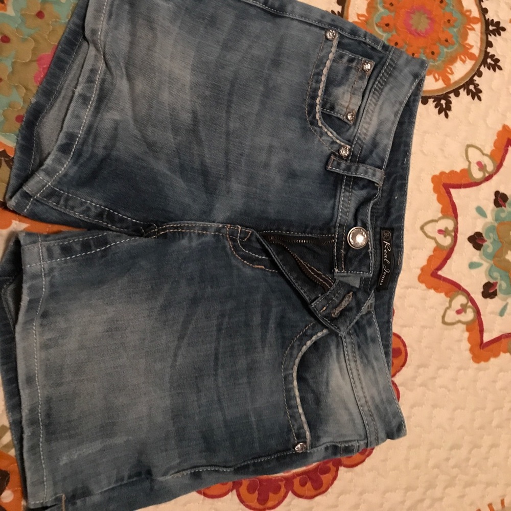 Real jeans shorts size 28