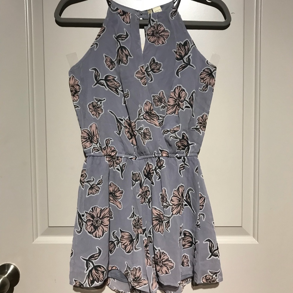 Floral lavender Romper