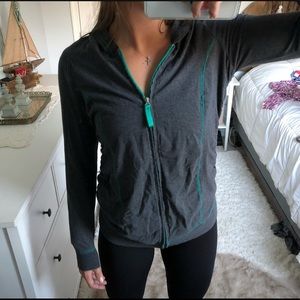 Athletic full zip with hood