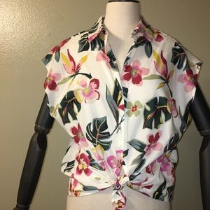 Zara floral top